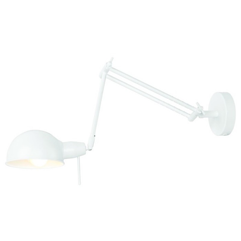 WALL LAMP HELM WHITE METAL - WALL LAMPS